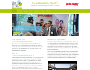 Das JobSpeedDating Köln 2015 - 2017